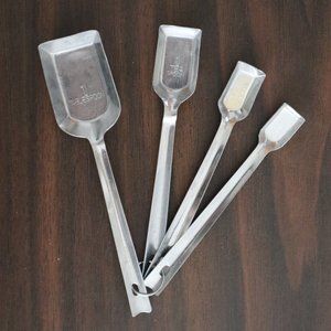 Measuring Spoon Set - Stainless Steel - 1 Tablespoon & 1, 1/2 & 1/4 Teaspoon